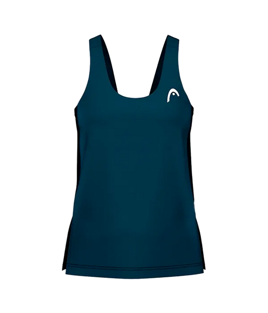 Camiseta de tirantes HEAD mujer Spirit Azul Marino 2025