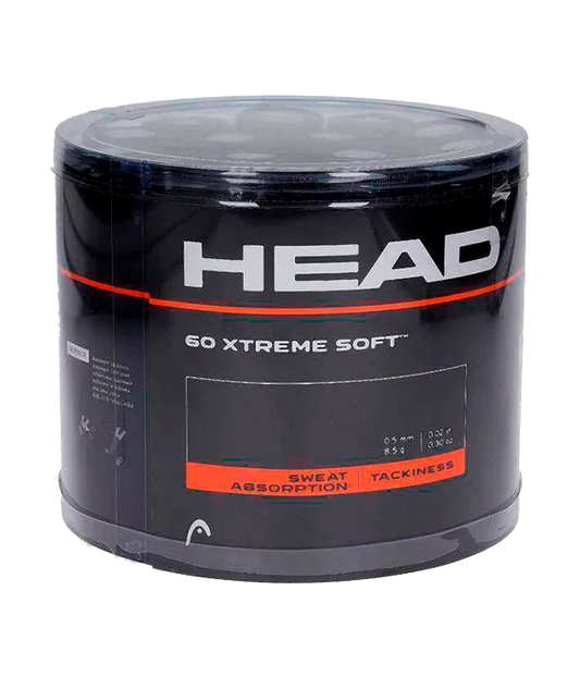 Tambor Overgrips HEAD XtremeSoft Negro (x60)