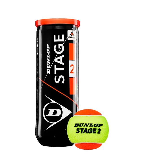 Bote de Balls  Dunlop Stage 2 Amarillo/Naranja Tenis