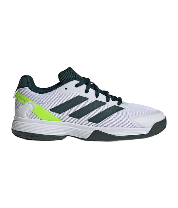 Padel Shoes Adidas Ubersonic Niño Verde Oscuro/White 2025