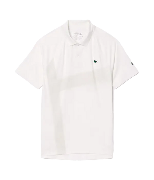 Polo Lacoste Novak Djokovic White 2025