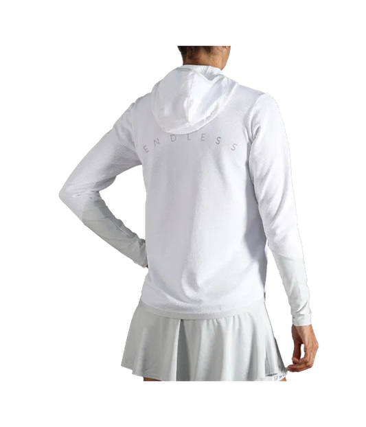 Sudadera Endless Breath Line White/Silver
