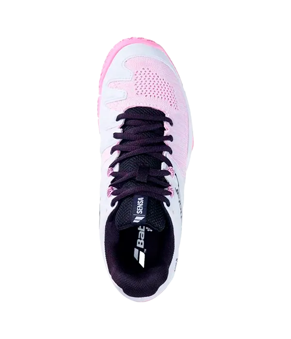 Padel Shoes Babolat Sensa Mujer White/Lilac 2025