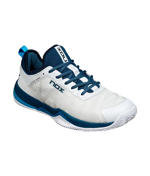 Padel Shoes NOX Nerbo White/Swedish Blue