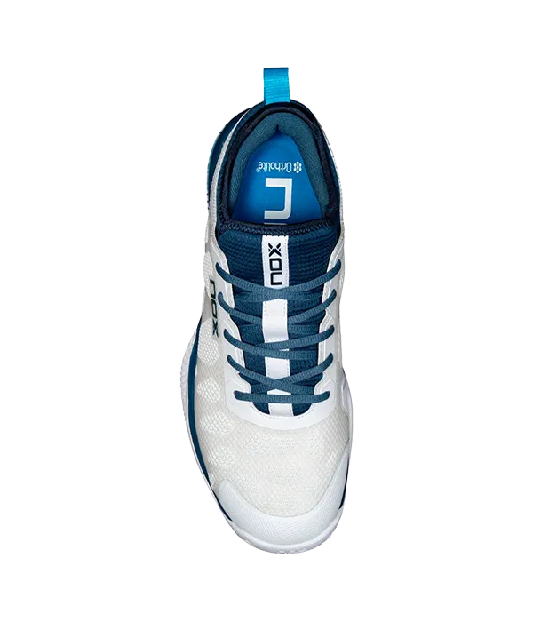 Padel Shoes NOX Nerbo White/Swedish Blue