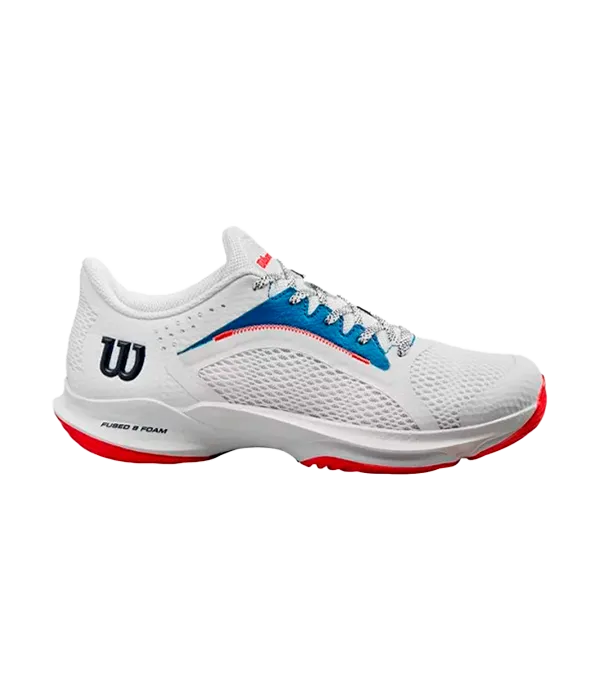 Padel Shoes Wilson Hurakn 2.0 Mujer White/D V Blue/Wilson Red