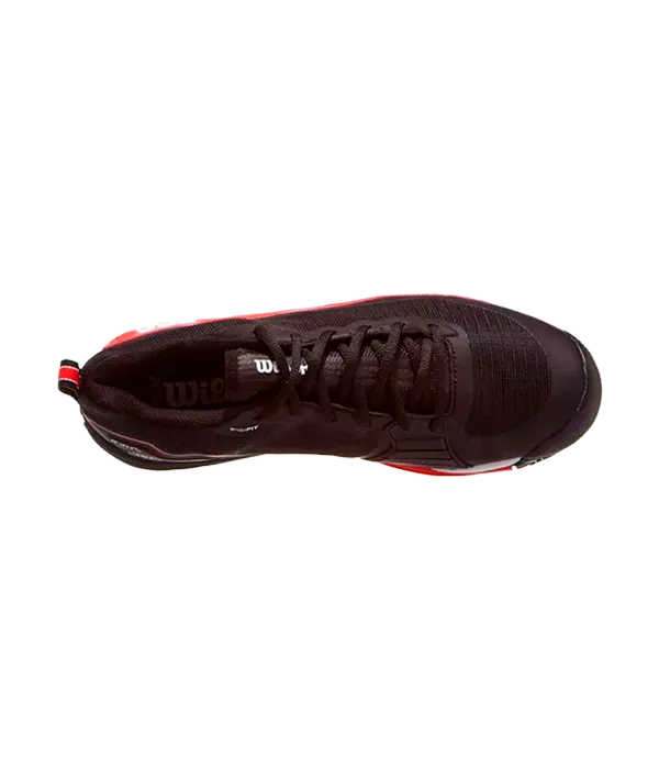 Padel Shoes Wilson Rush Pro 4.5 Clay Black/Infrared/White 2025